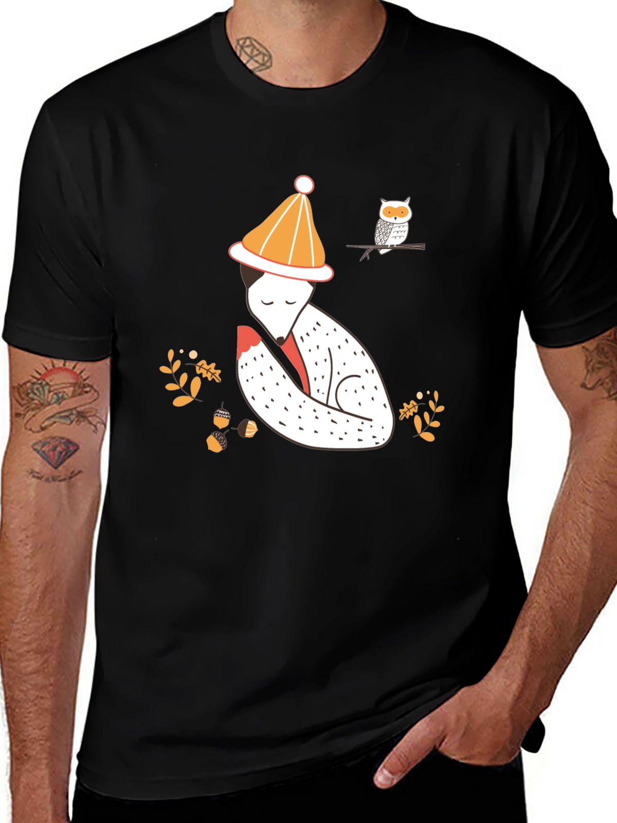 Fox and Owl Graphic Tee