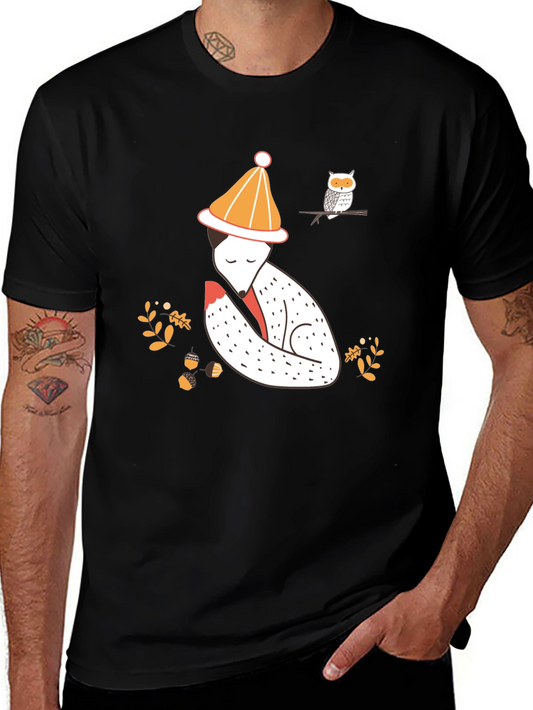 Fox and Owl Graphic Tee