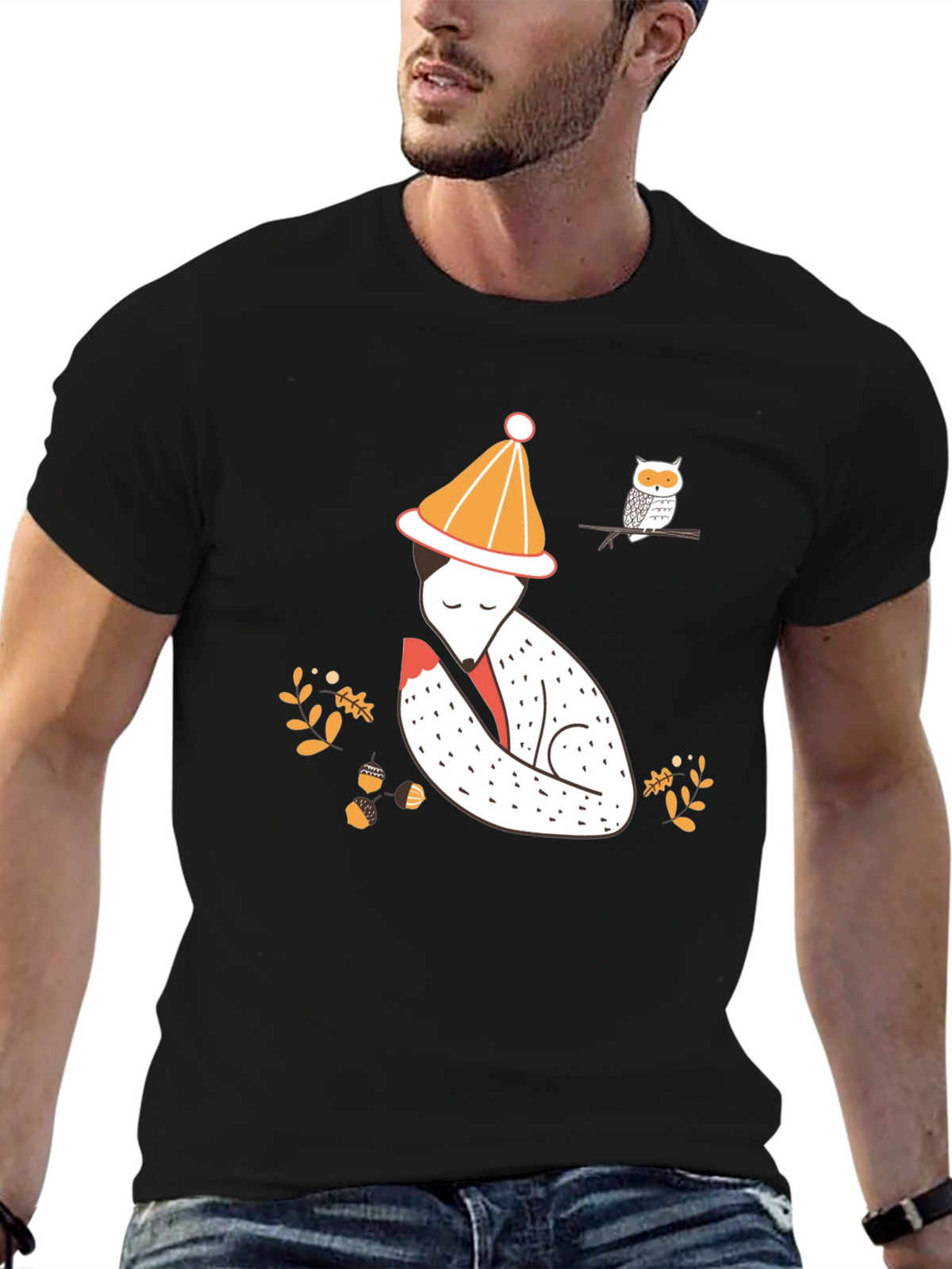 Fox and Owl Graphic Tee