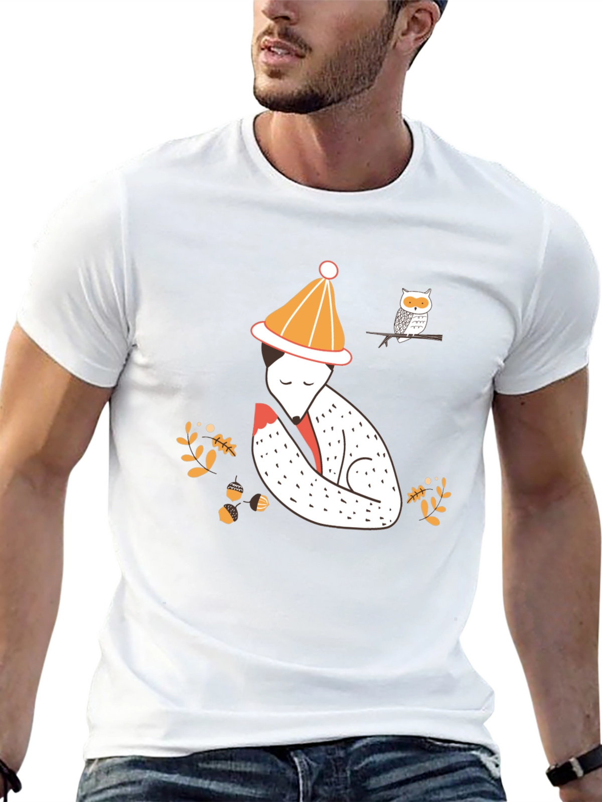 Fox and Owl Graphic Tee