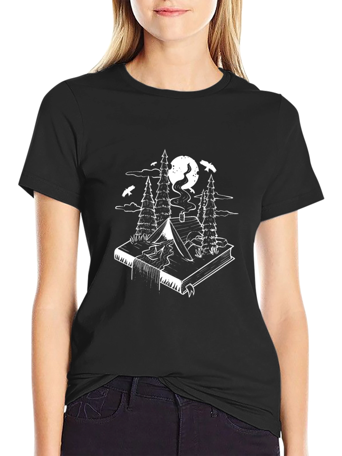 Nature Book Scene T-Shirt