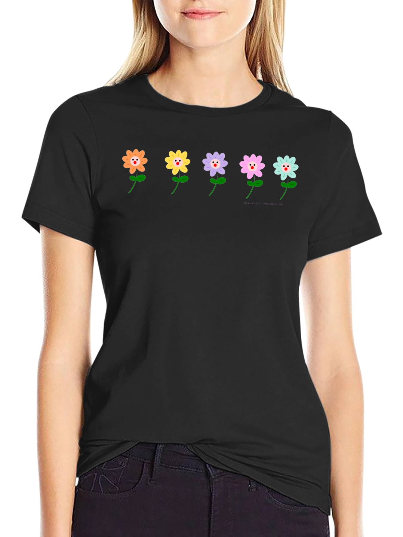 Floral Graphic Print T-Shirt