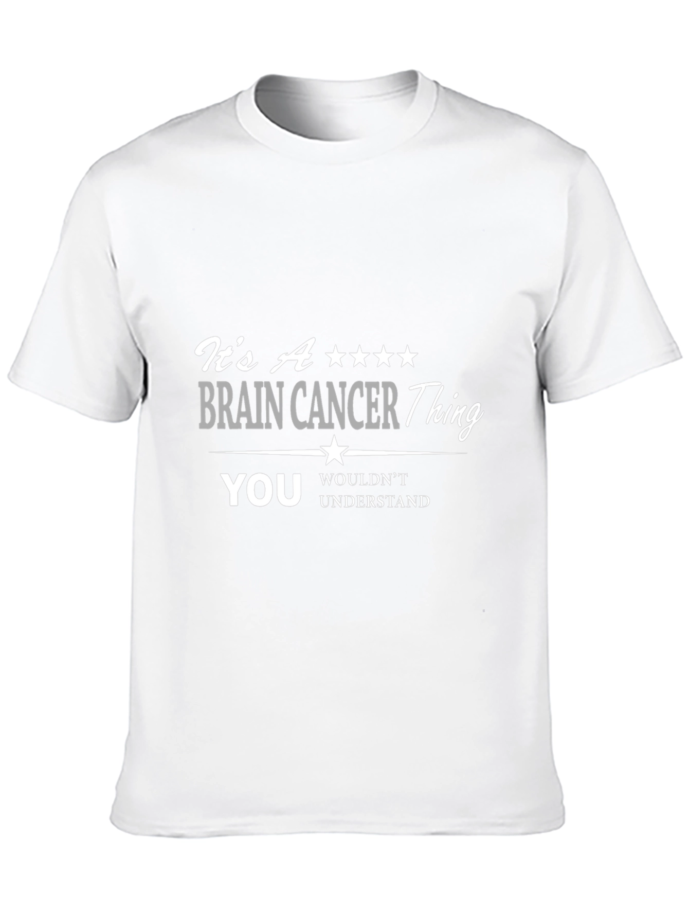 Brain Cancer Awareness T-Shirt - You Wouldnt Understand Tee