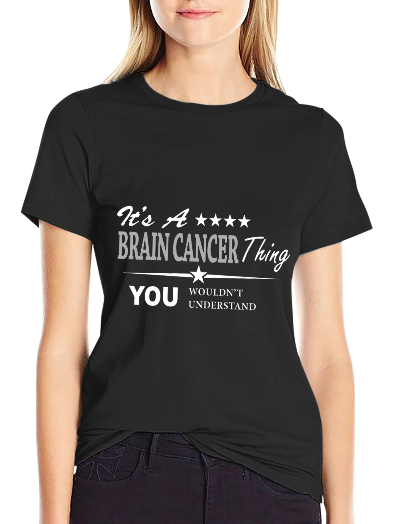 Brain Cancer Awareness T-Shirt - You Wouldnt Understand Tee