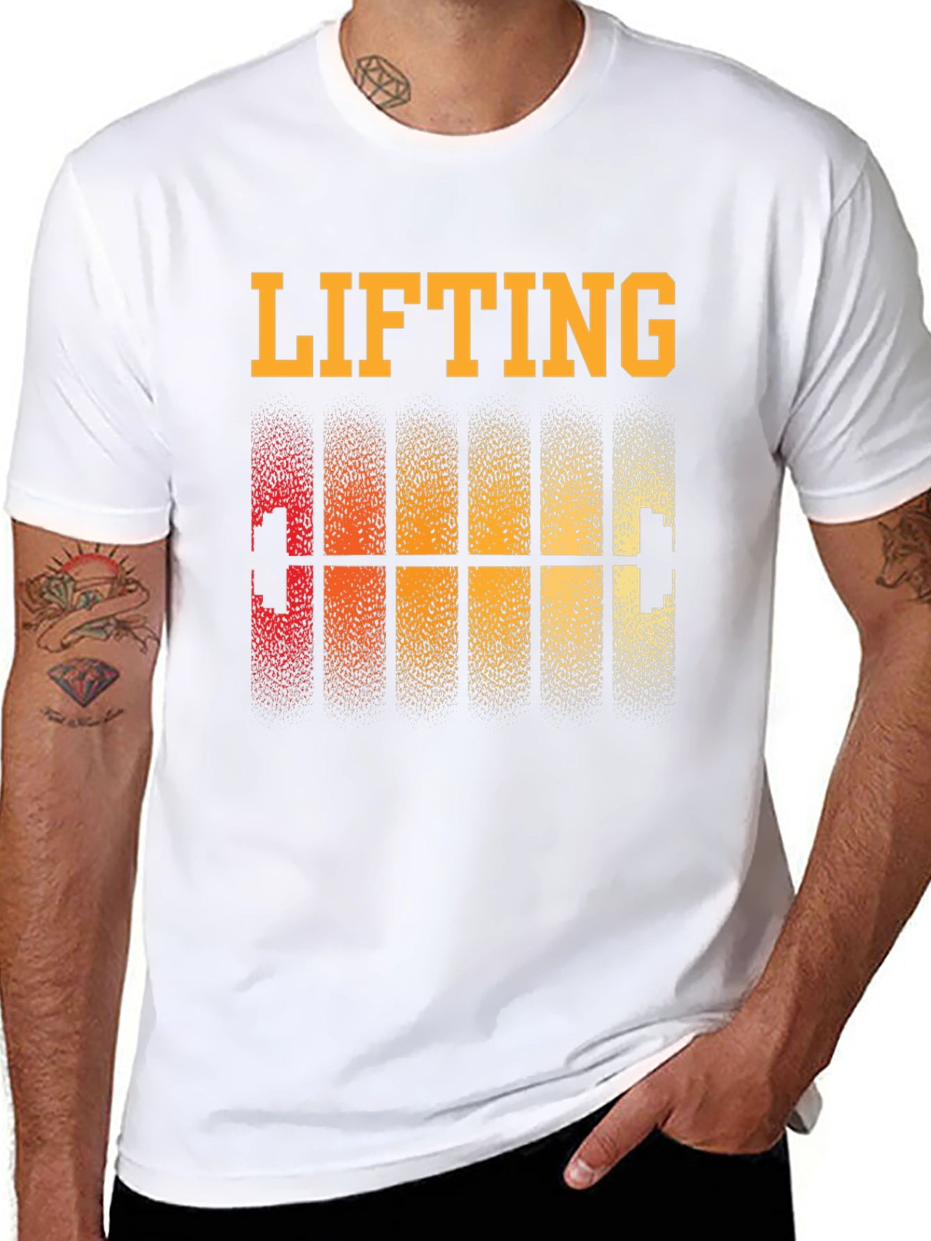 Lifting Graphic Tee - Retro Fitness Shirt