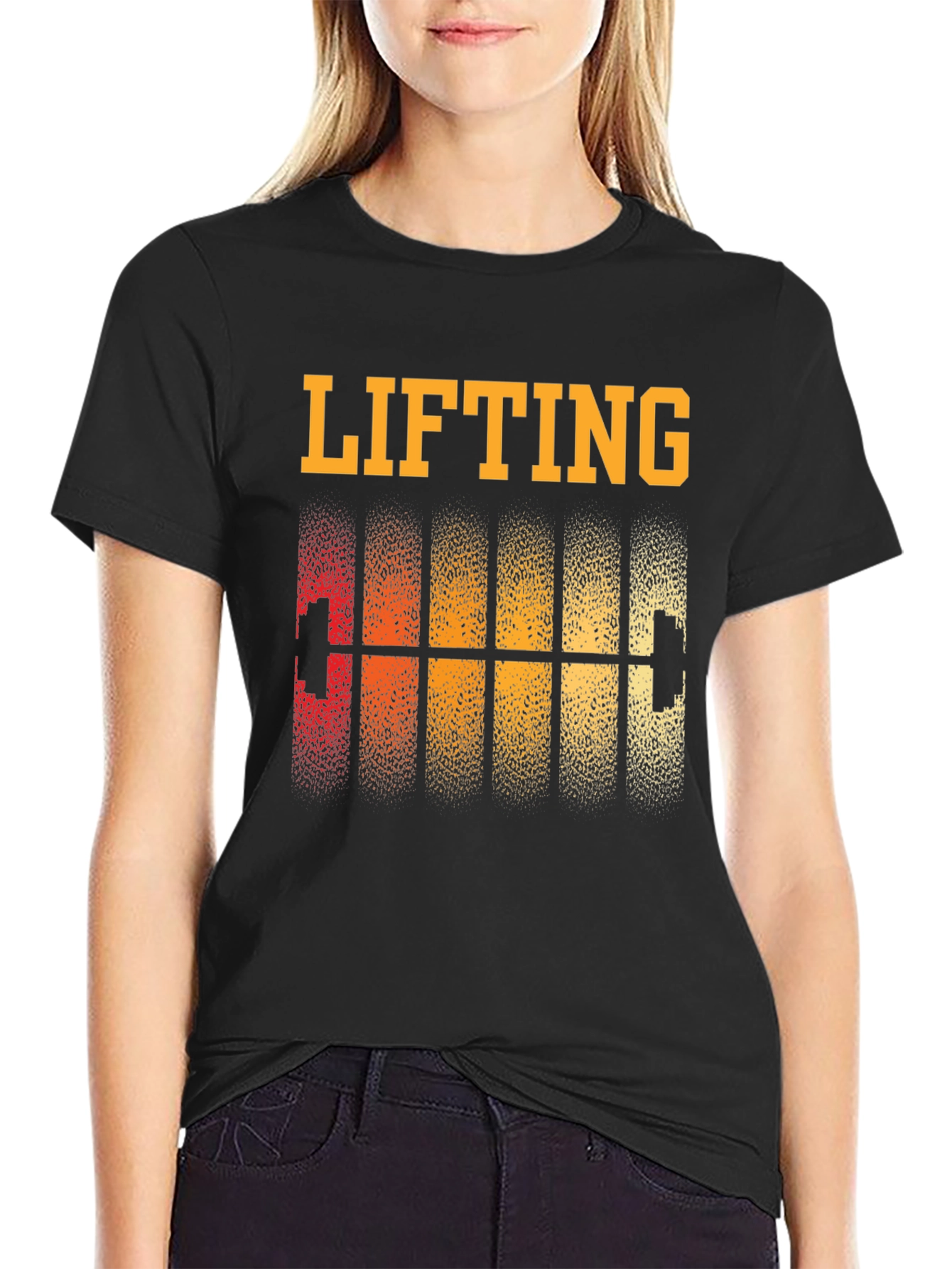 Lifting Graphic Tee - Retro Fitness Shirt