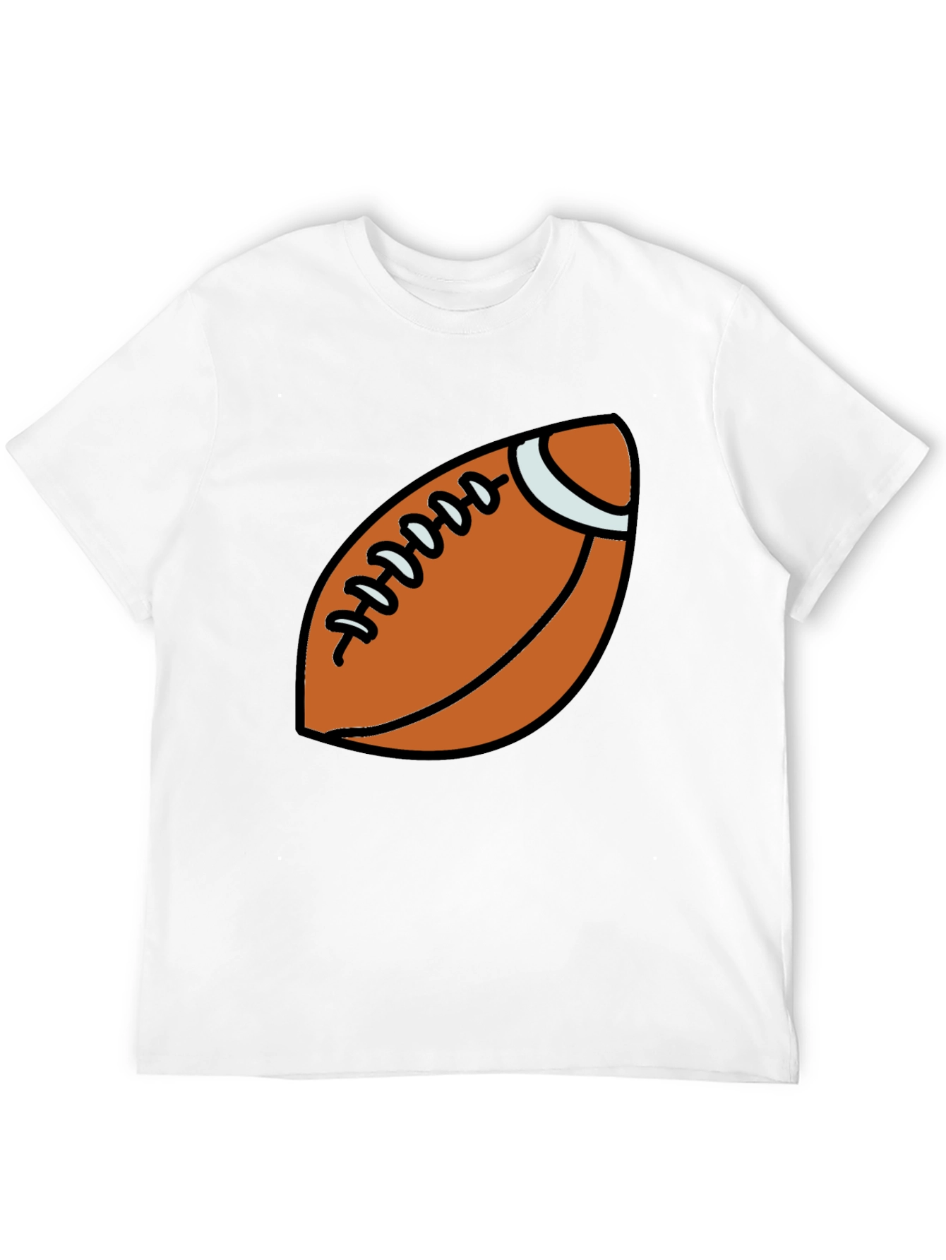 Football Graphic Black T-Shirt