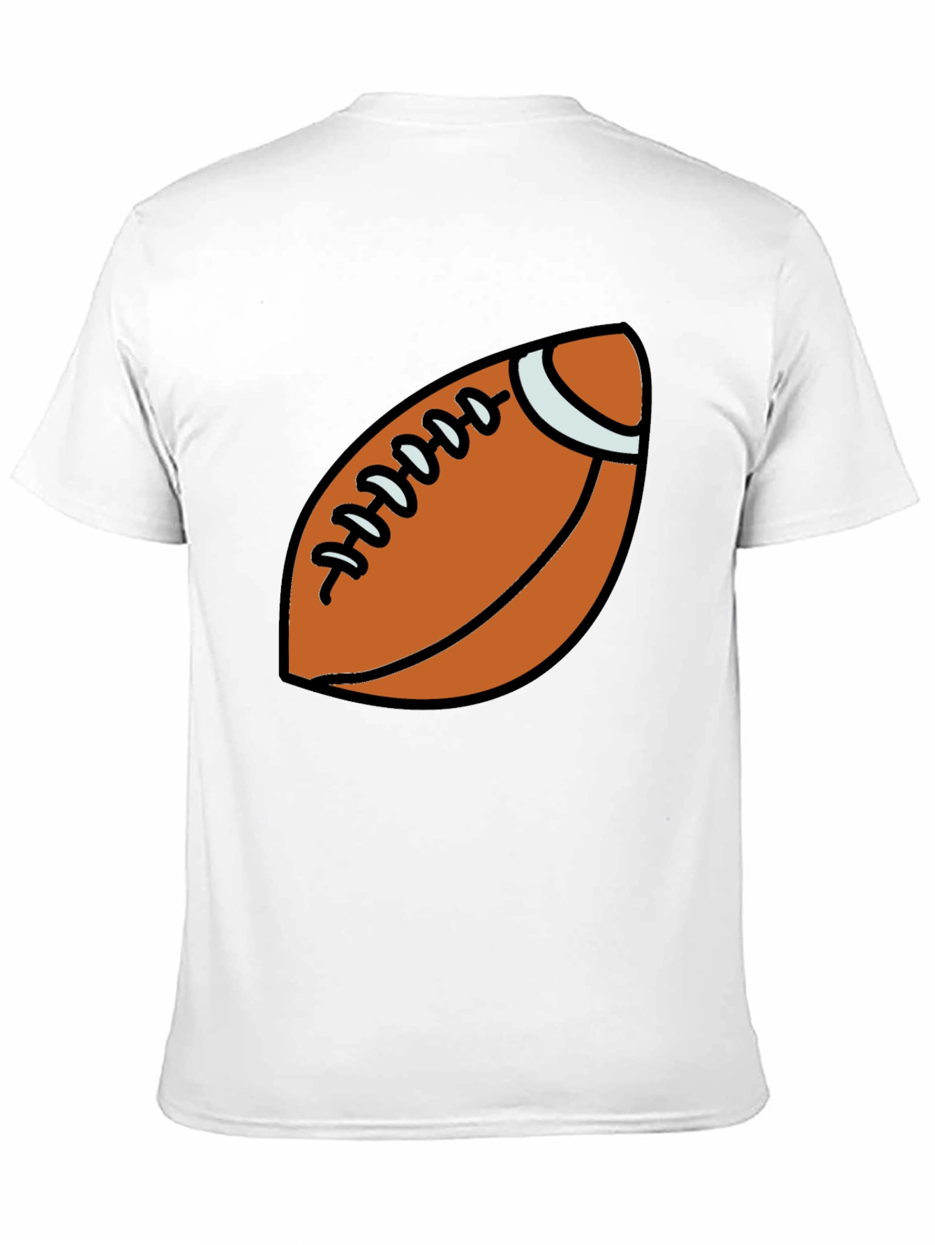 Football Graphic Black T-Shirt