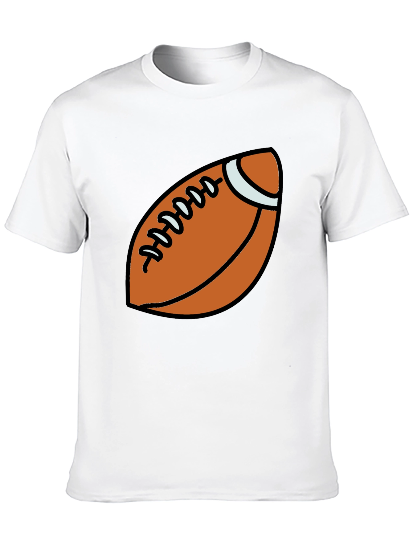 Football Graphic Black T-Shirt