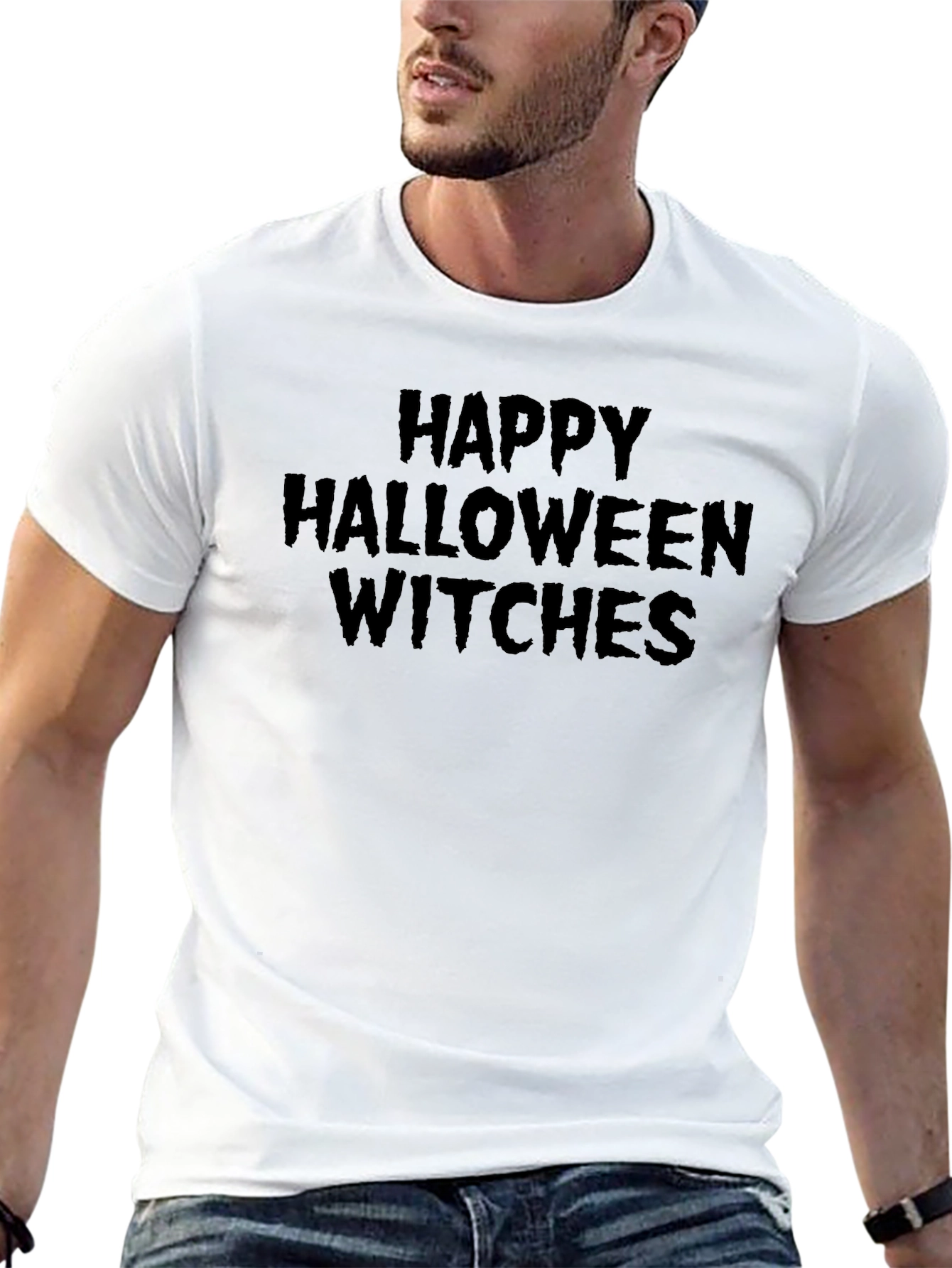 Happy Halloween Witches Graphic T-Shirt