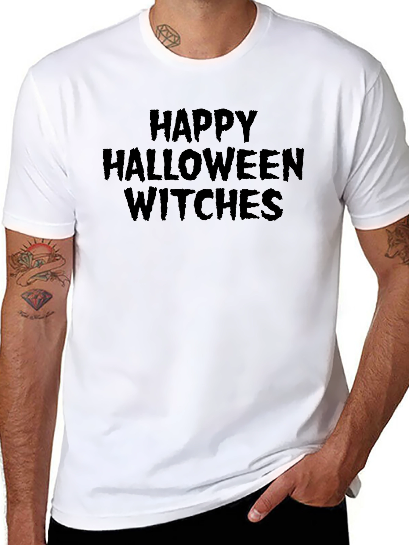 Happy Halloween Witches Graphic T-Shirt
