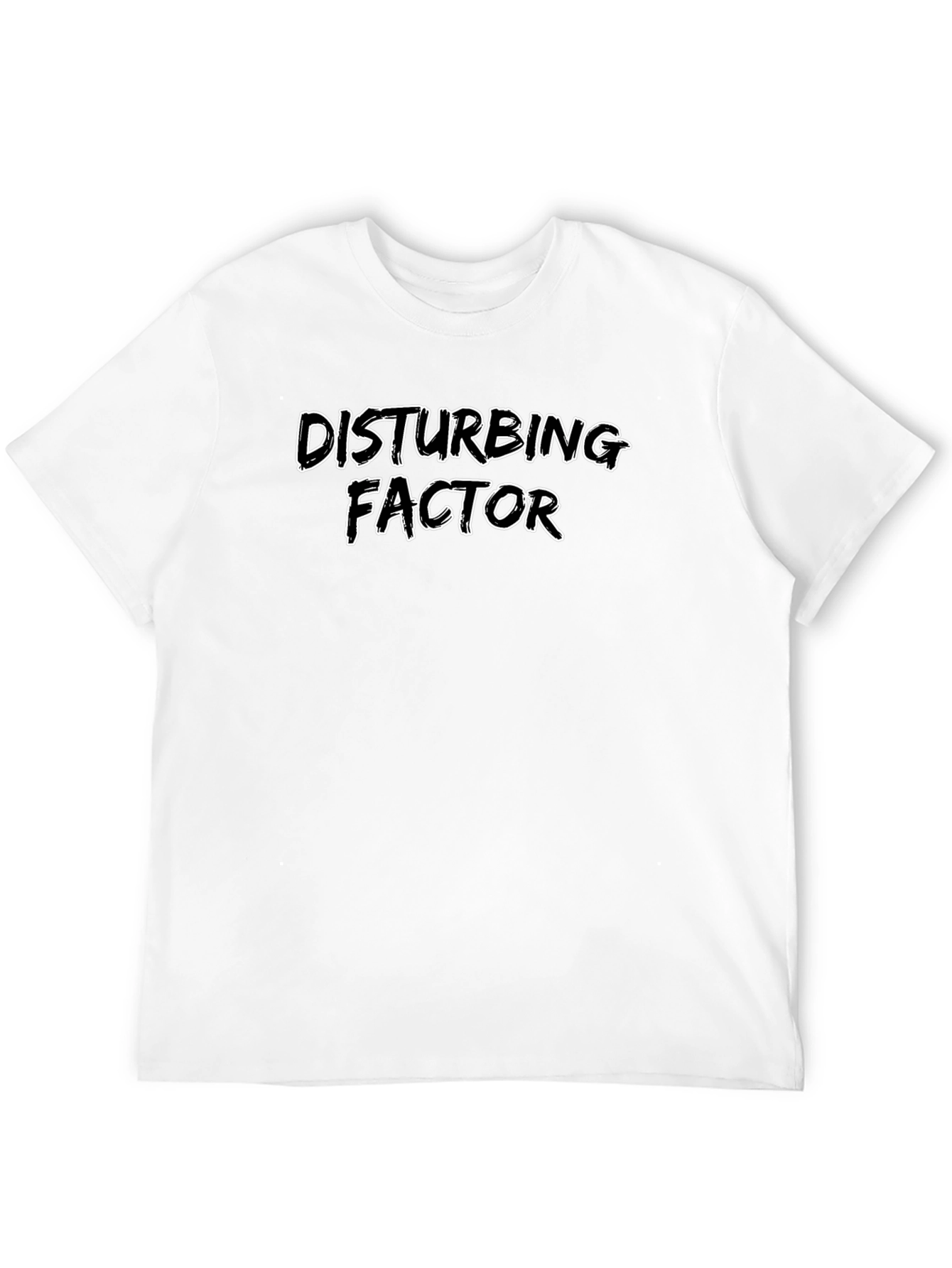 Disturbing Factor Black Graphic Tee