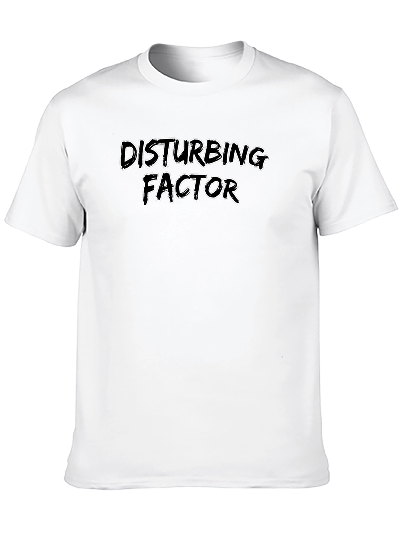Disturbing Factor Black Graphic Tee
