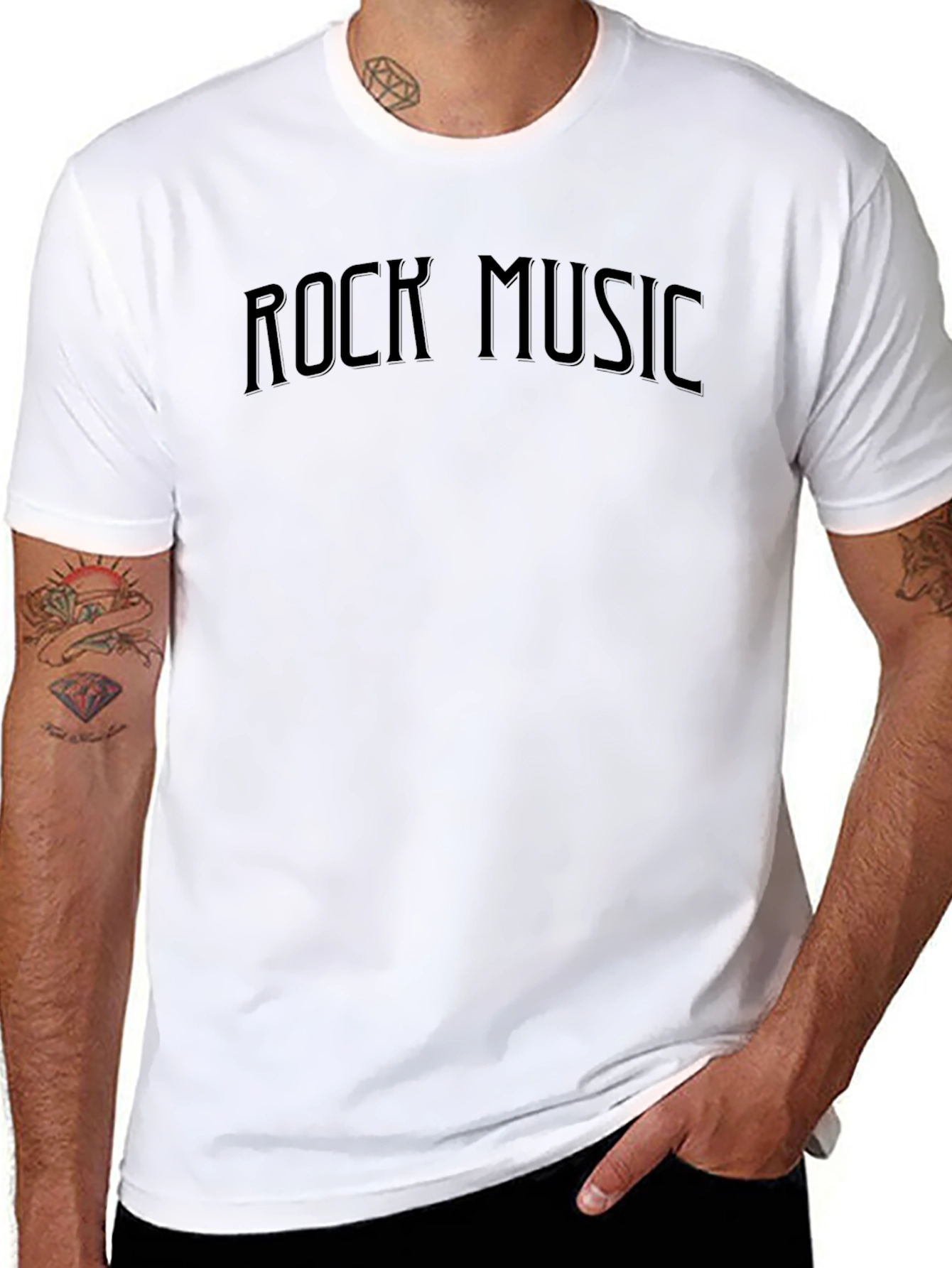 Rock Music T-Shirt - Classic Design
