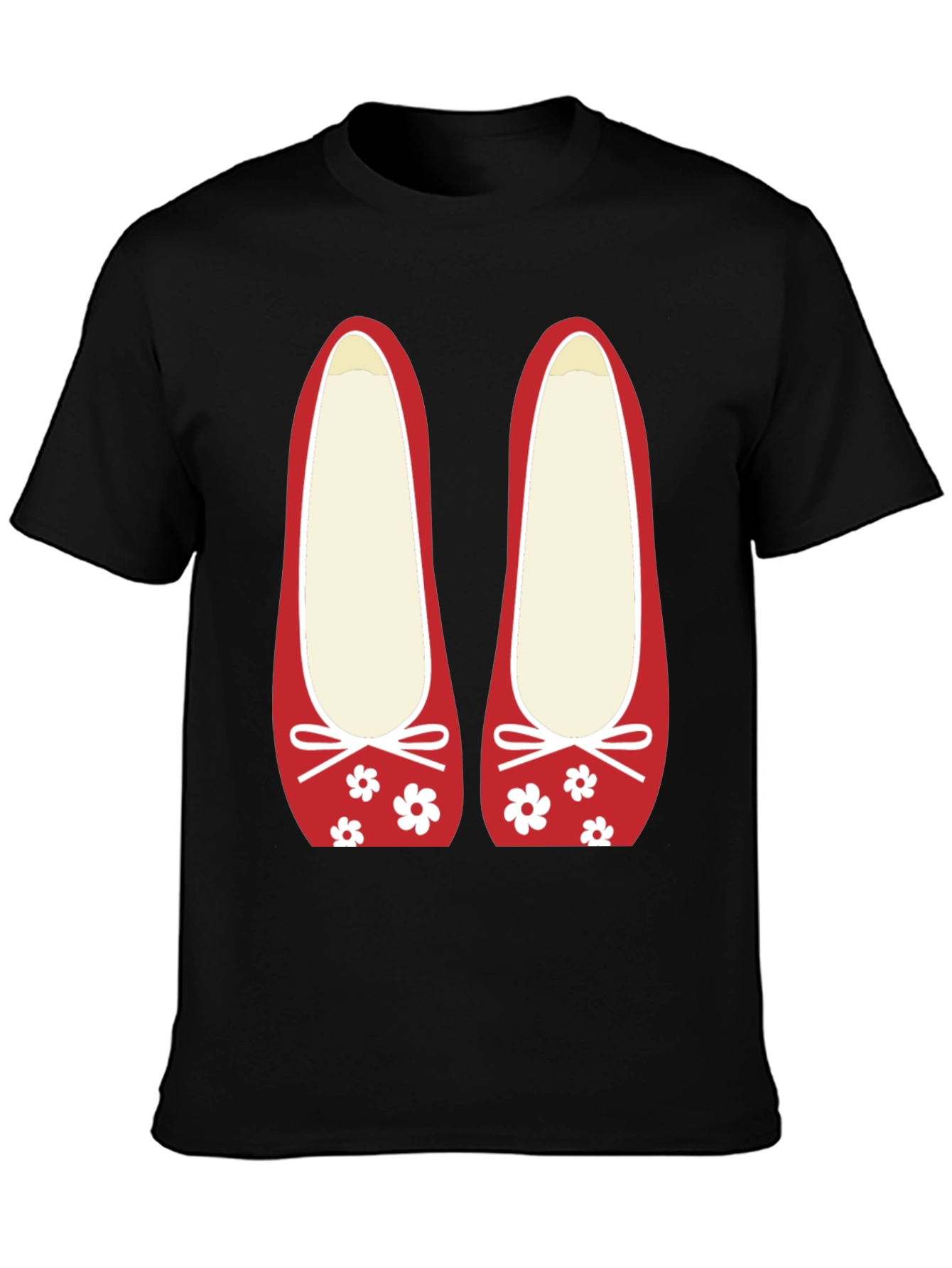 Ballet Flat Graphic Tee - Cute Casual Top