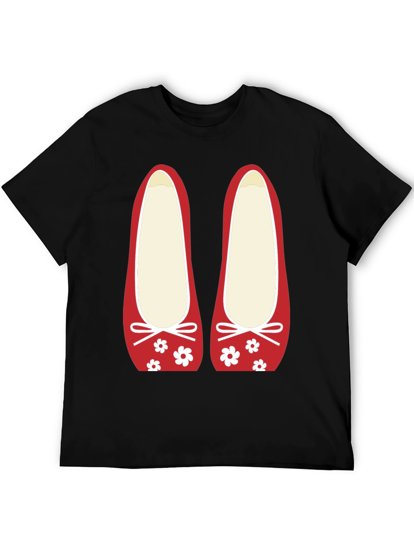 Ballet Flat Graphic Tee - Cute Casual Top