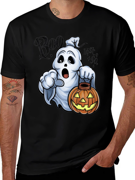 Halloween Ghost & Pumpkin Graphic Tee