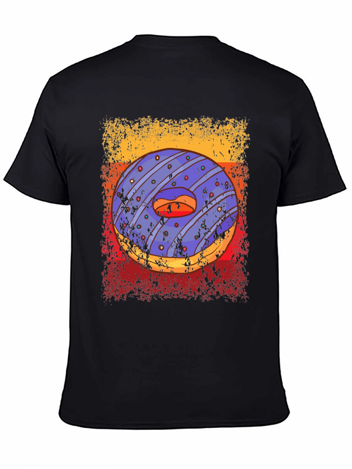 Donut Graphic T-Shirt - Edgy Streetwear Style