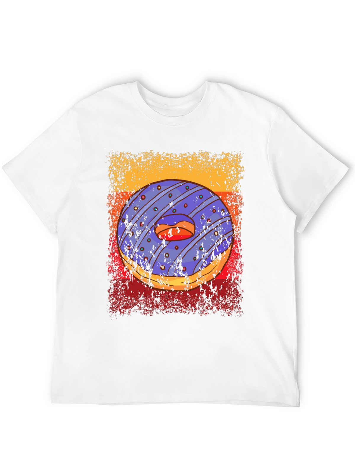 Donut Graphic T-Shirt - Edgy Streetwear Style