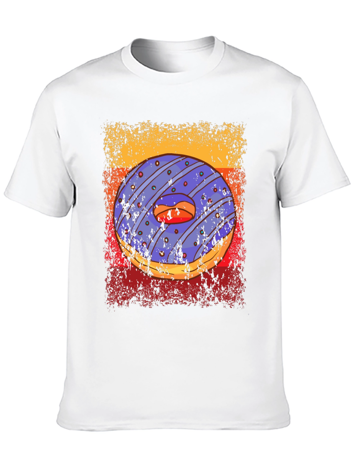 Donut Graphic T-Shirt - Edgy Streetwear Style