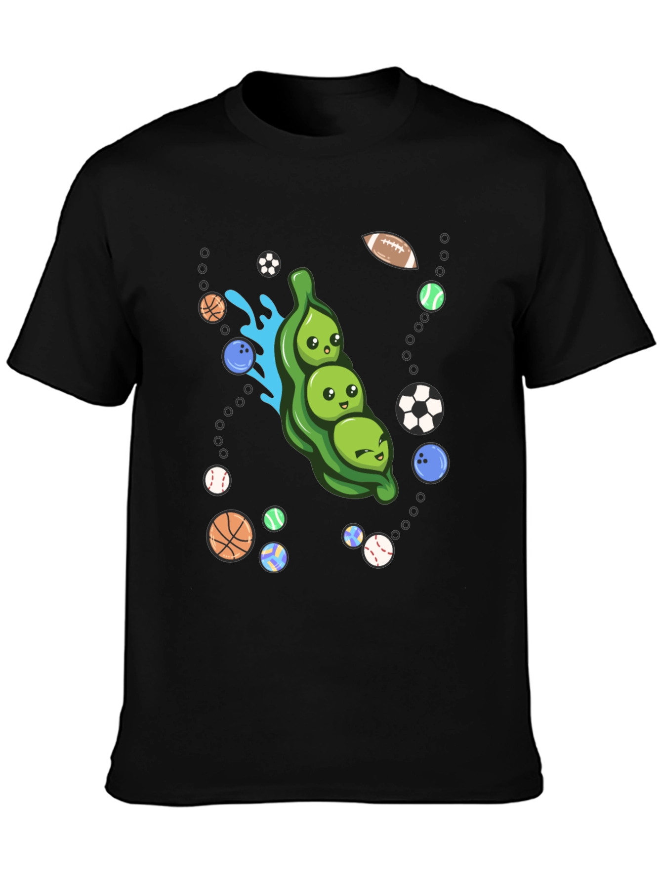 Funny Peas in a Pod Sports T-Shirt