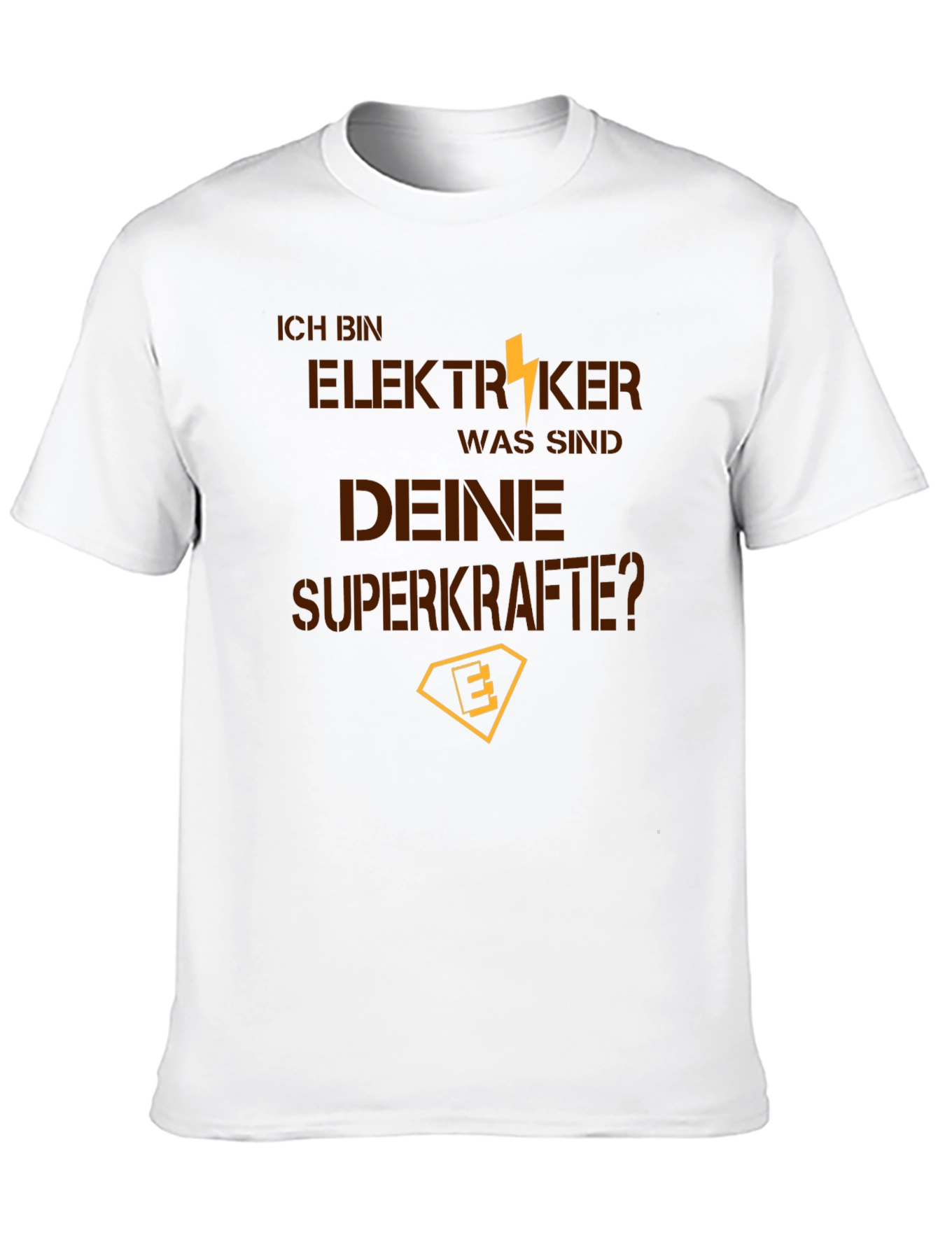 Electrician Superpowers Black T-Shirt