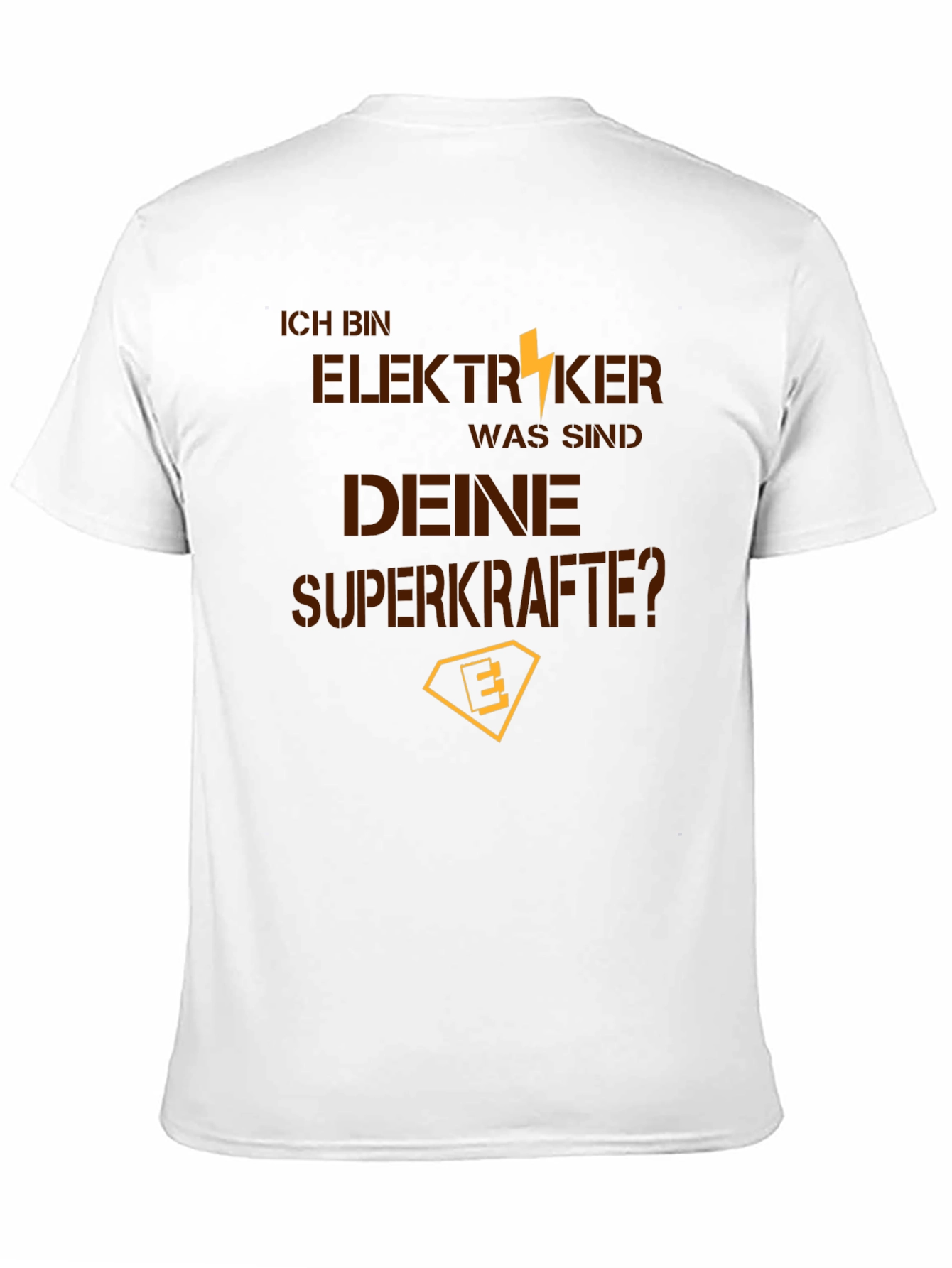 Electrician Superpowers Black T-Shirt