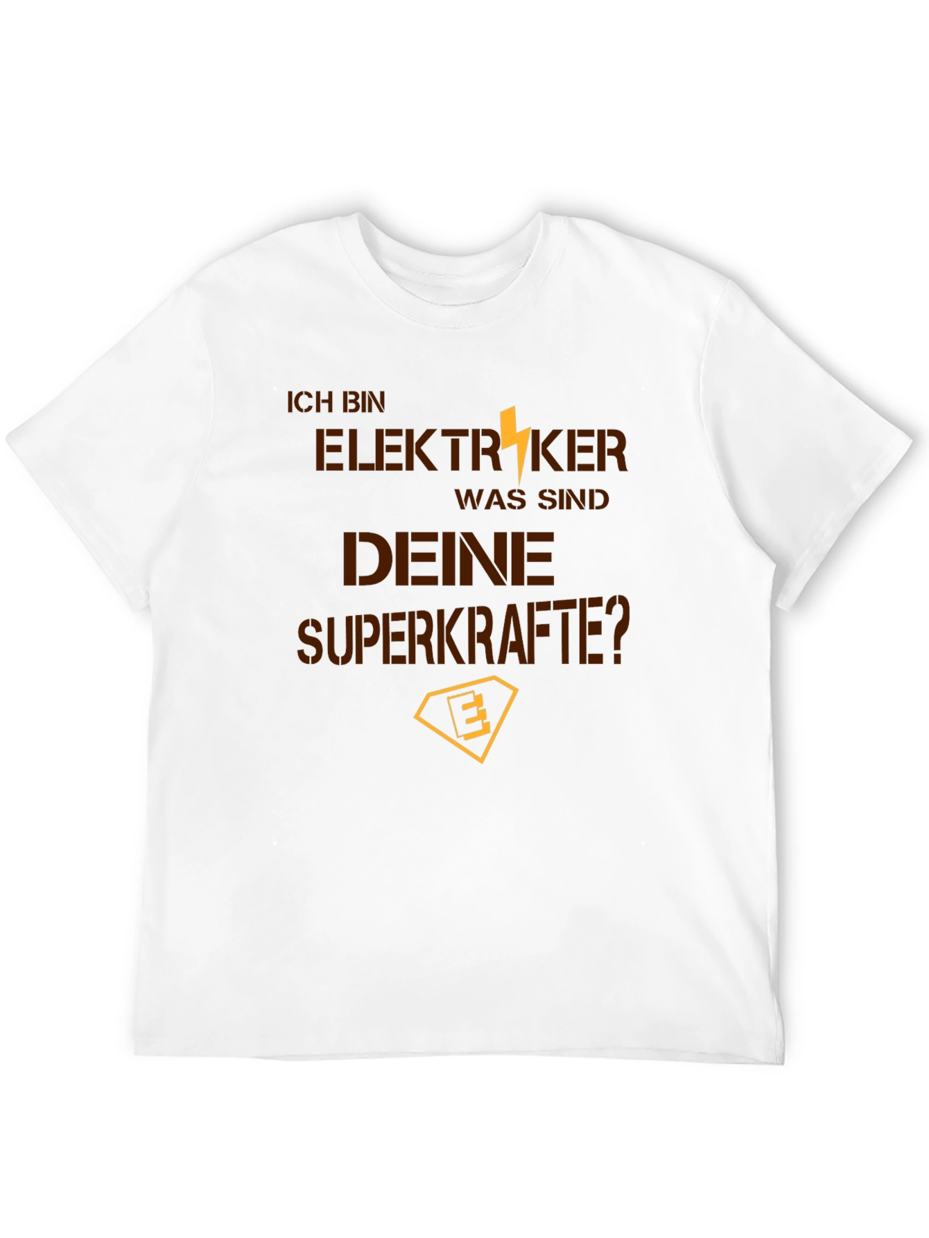Electrician Superpowers Black T-Shirt