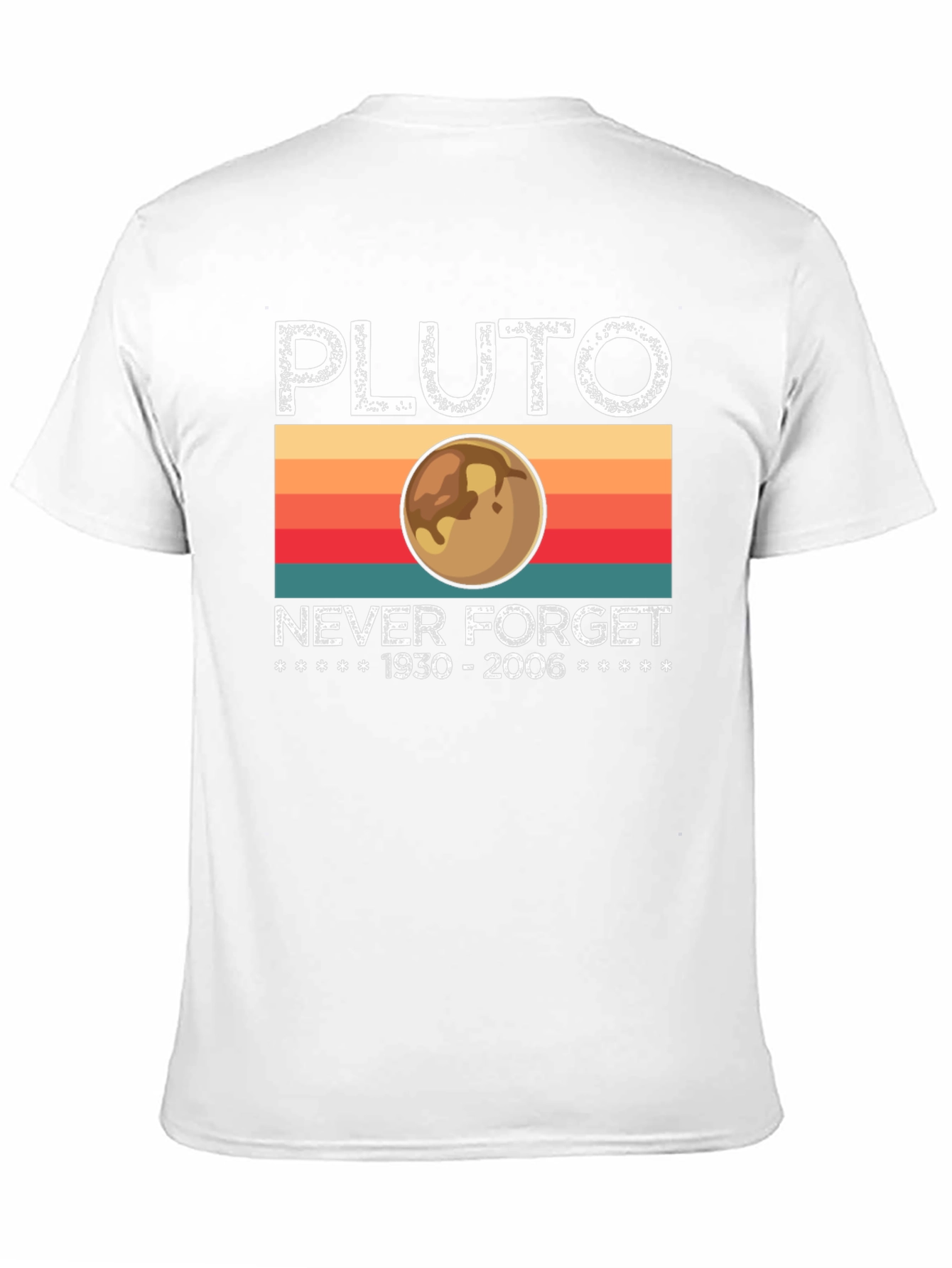 Pluto Never Forget T-Shirt - 1930-2006 Retro