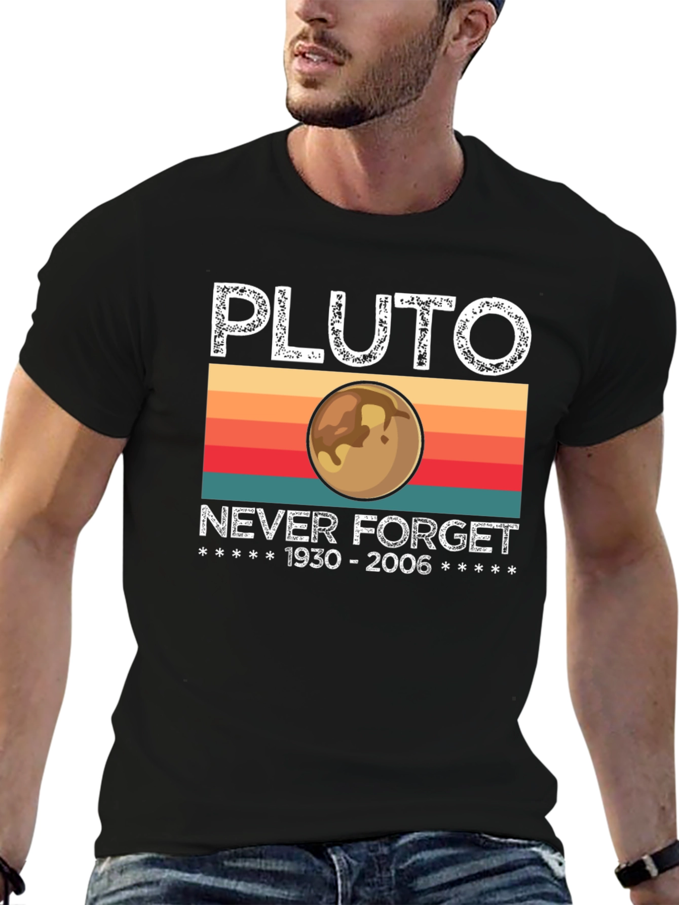 Pluto Never Forget T-Shirt - 1930-2006 Retro