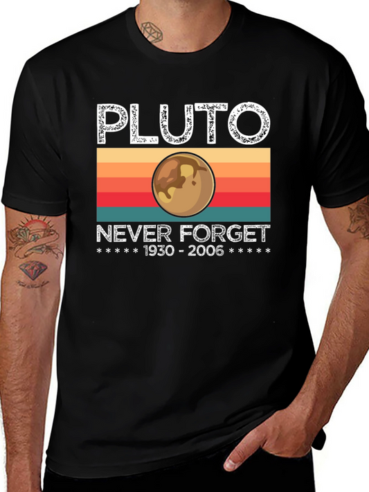 Pluto Never Forget T-Shirt - 1930-2006 Retro