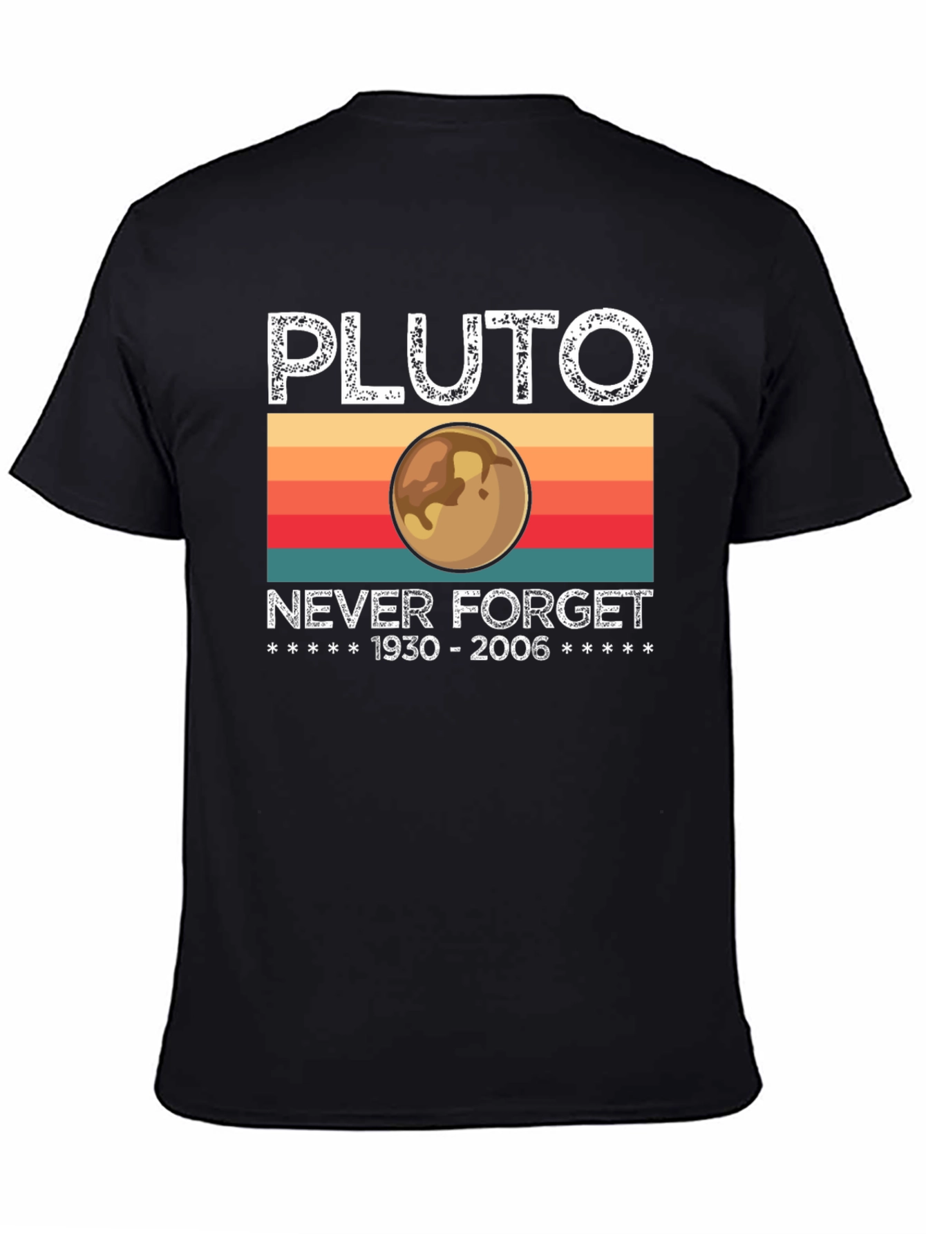 Pluto Never Forget T-Shirt - 1930-2006 Retro