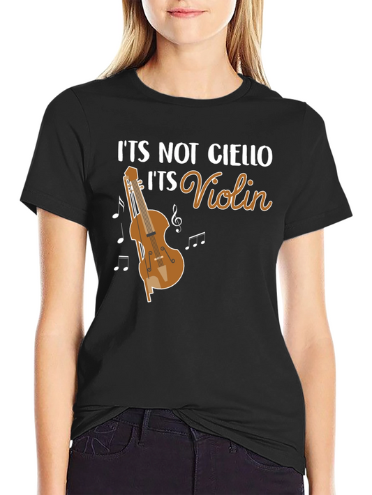 Funny Violin T-Shirt - Its Not Cello Music Tee