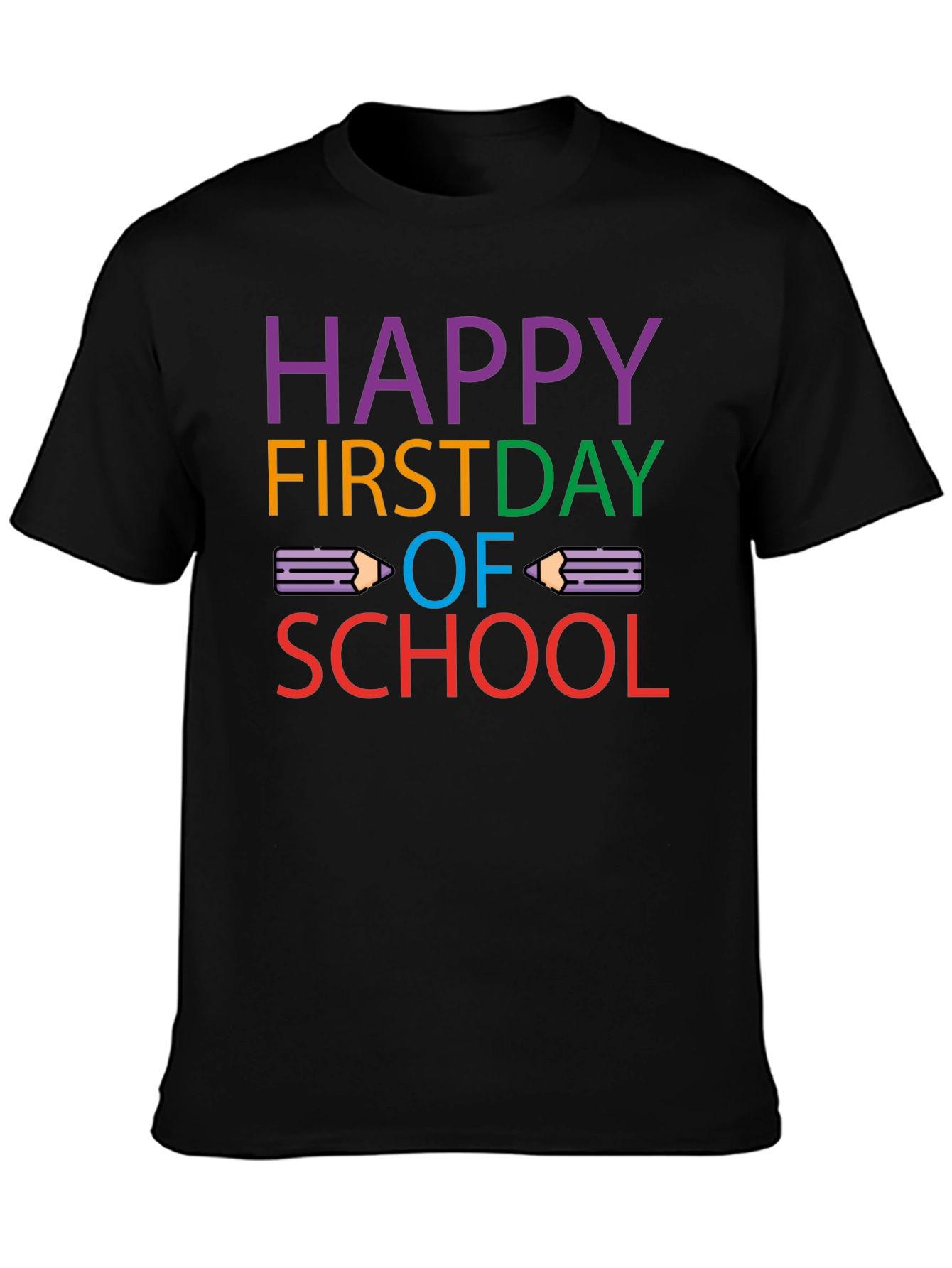 Happy First Day of School Graphic T-Shirt