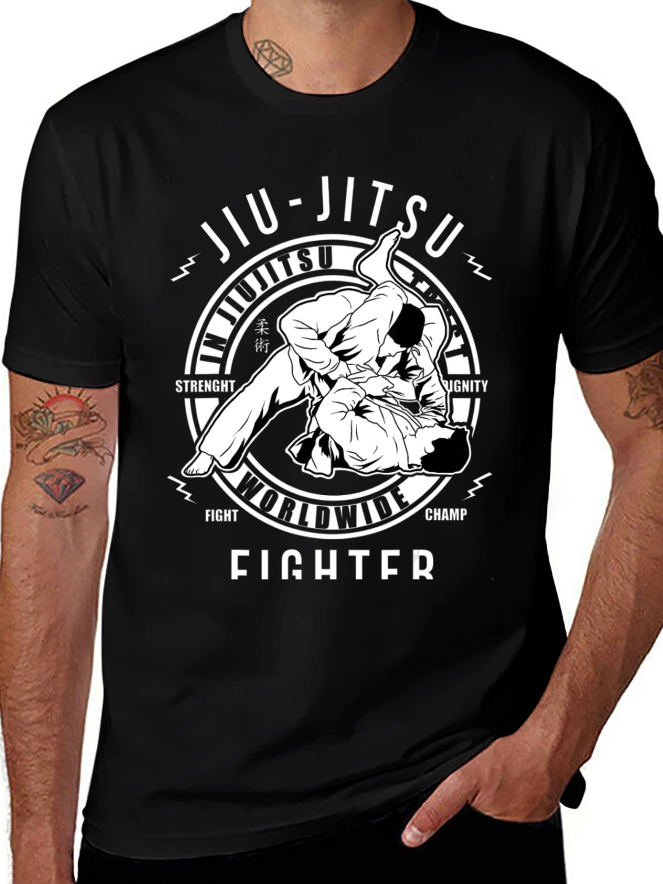 Jiu-Jitsu Worldwide Fighter Black T-Shirt