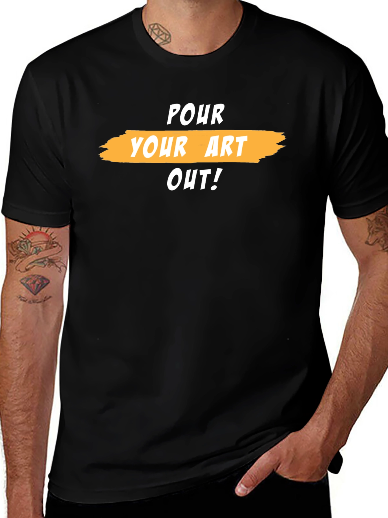 Pour Your Art Out Graphic Tee