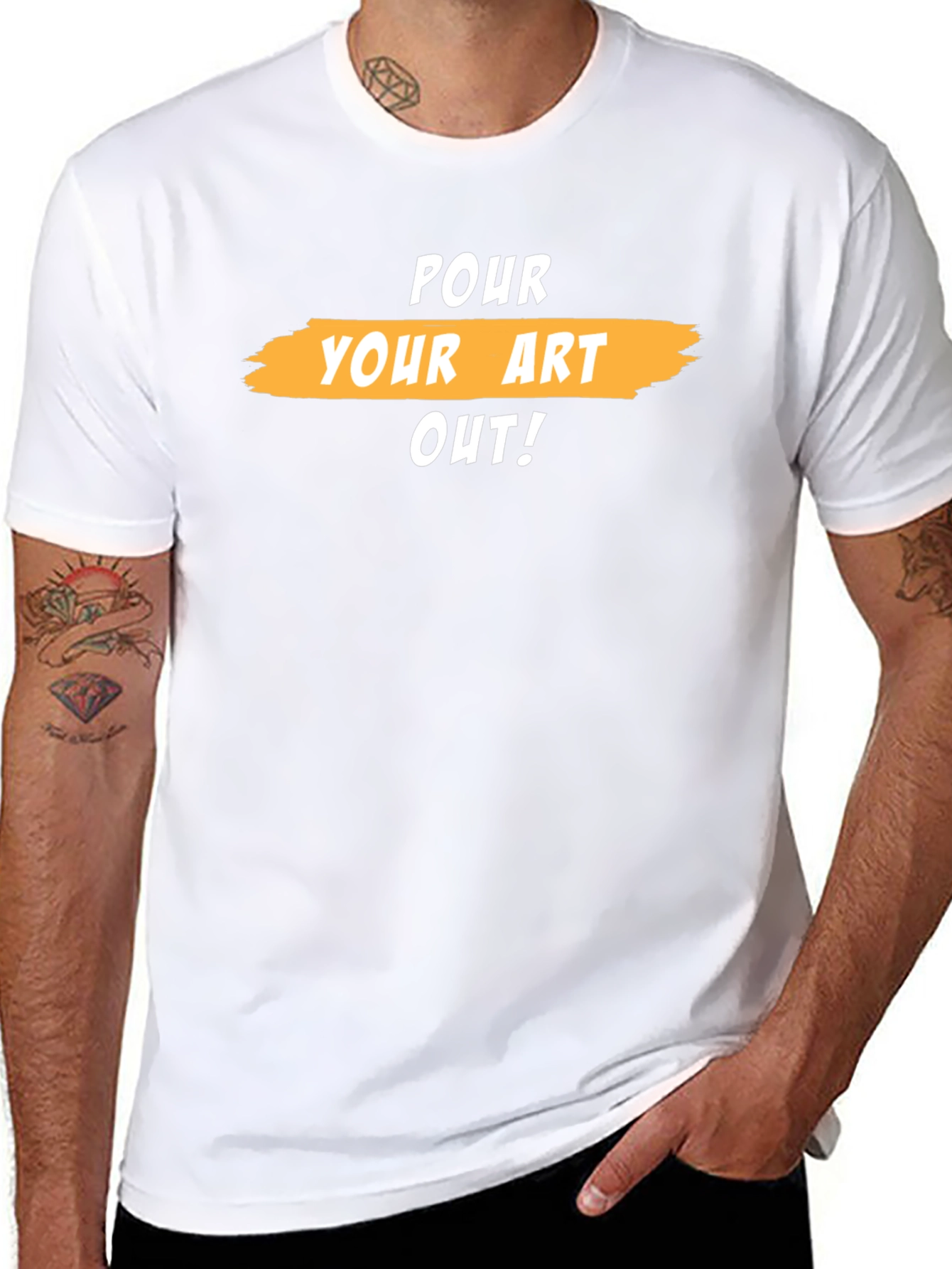 Pour Your Art Out Graphic Tee