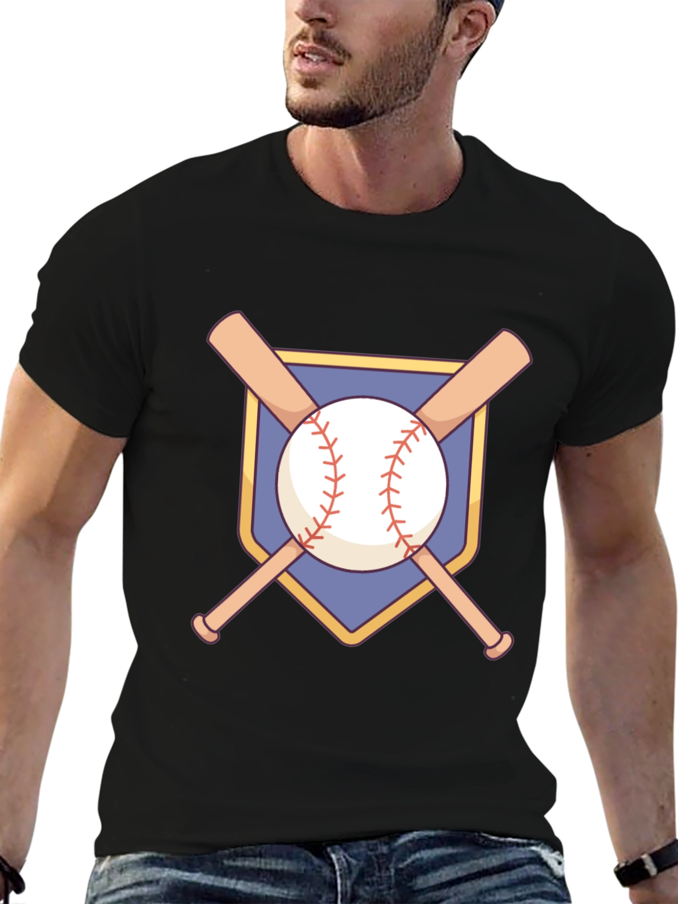 Baseball Bats & Ball Graphic Tee