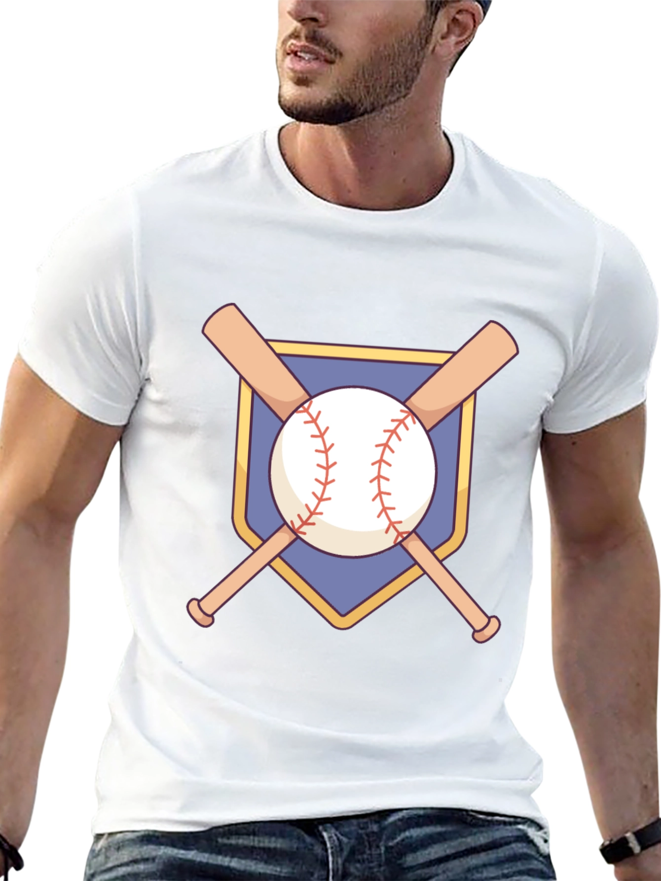Baseball Bats & Ball Graphic Tee
