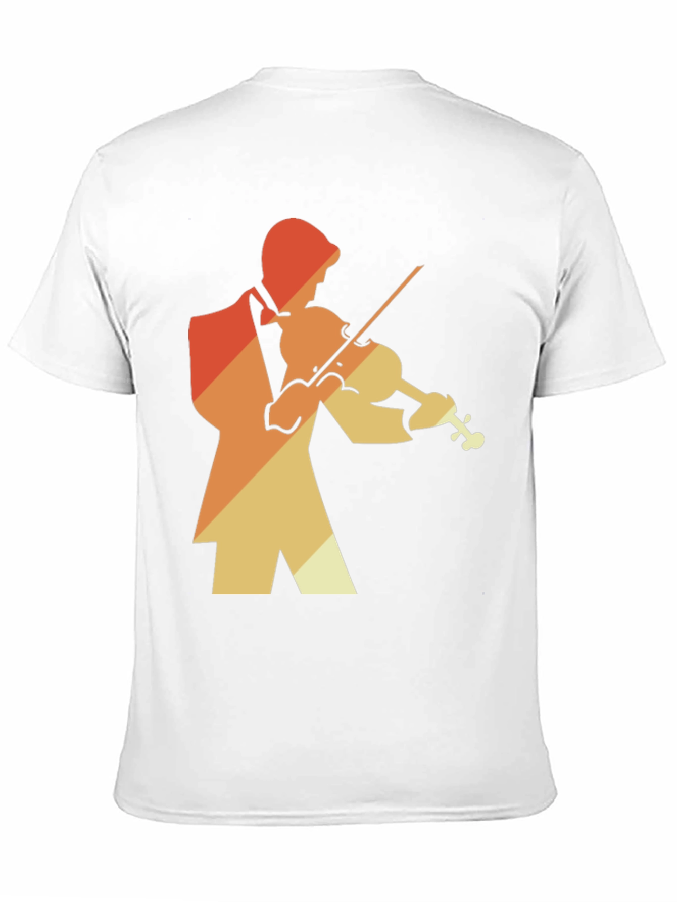 Retro Violin Player Graphic Tee