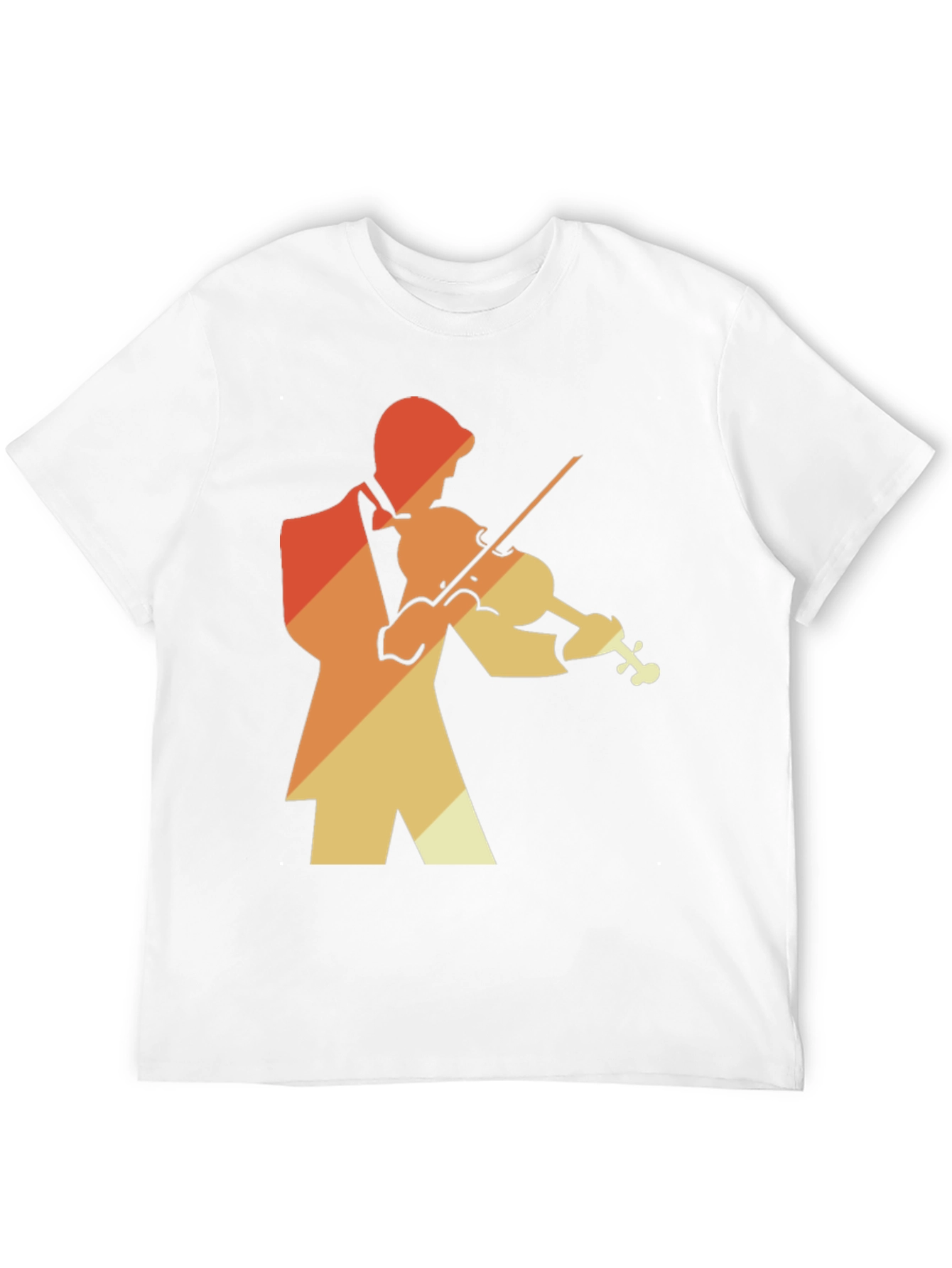 Retro Violin Player Graphic Tee