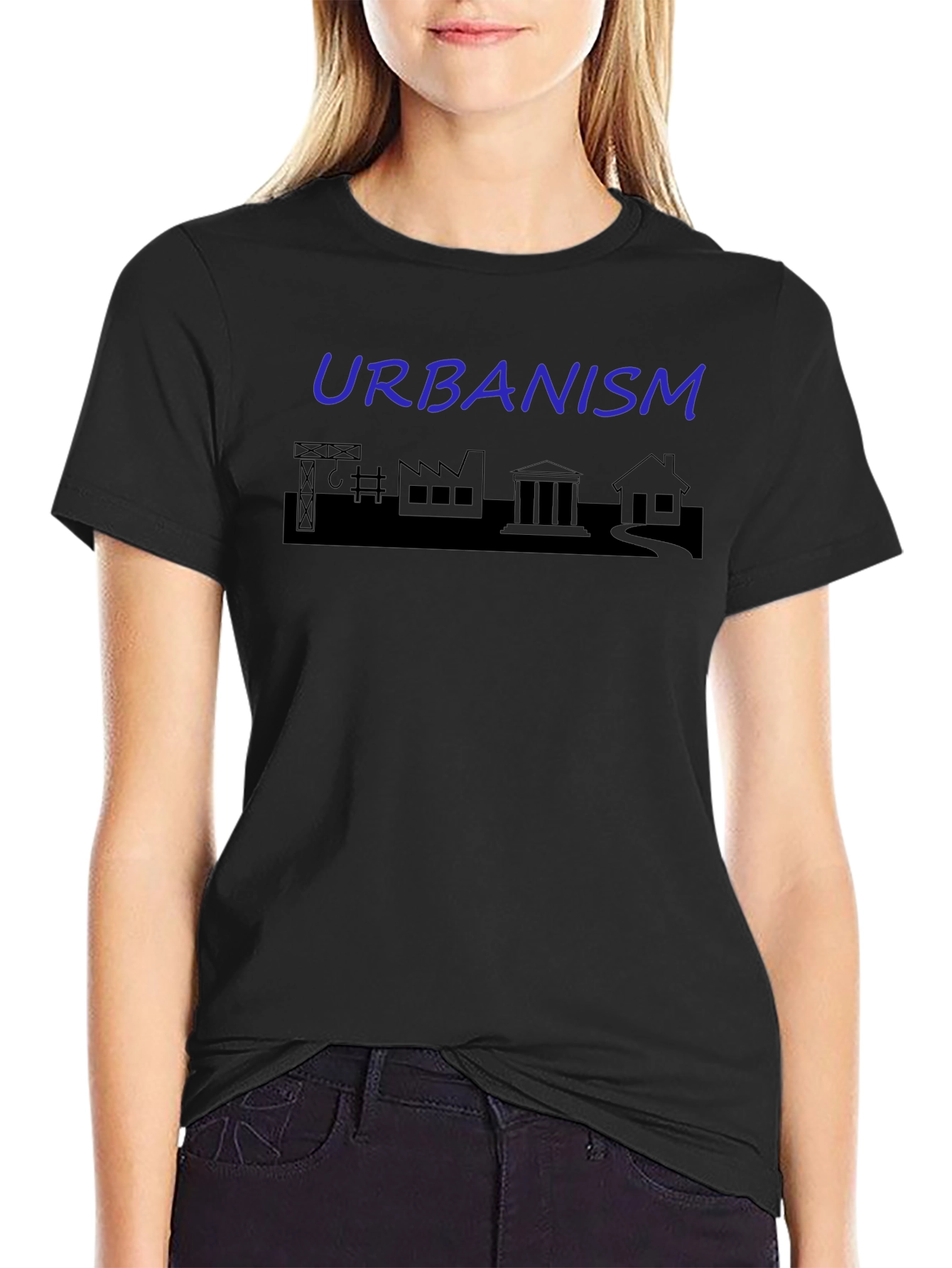 Urbanism Graphic T-Shirt - Black Tee