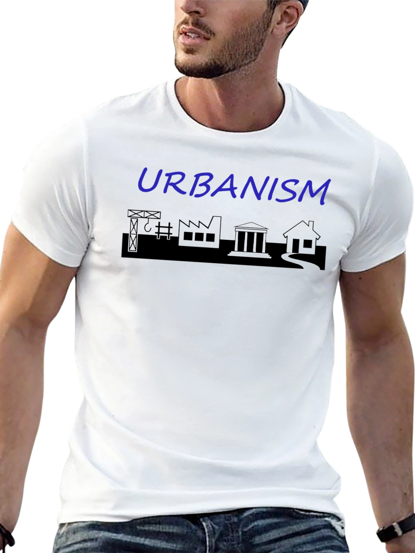 Urbanism Graphic T-Shirt - Black Tee