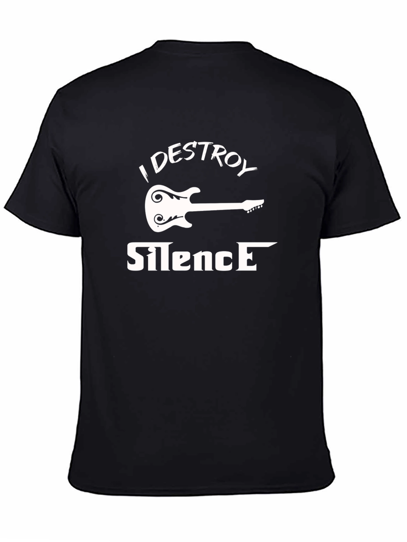 I Destroy Silence Guitar Graphic T-Shirt