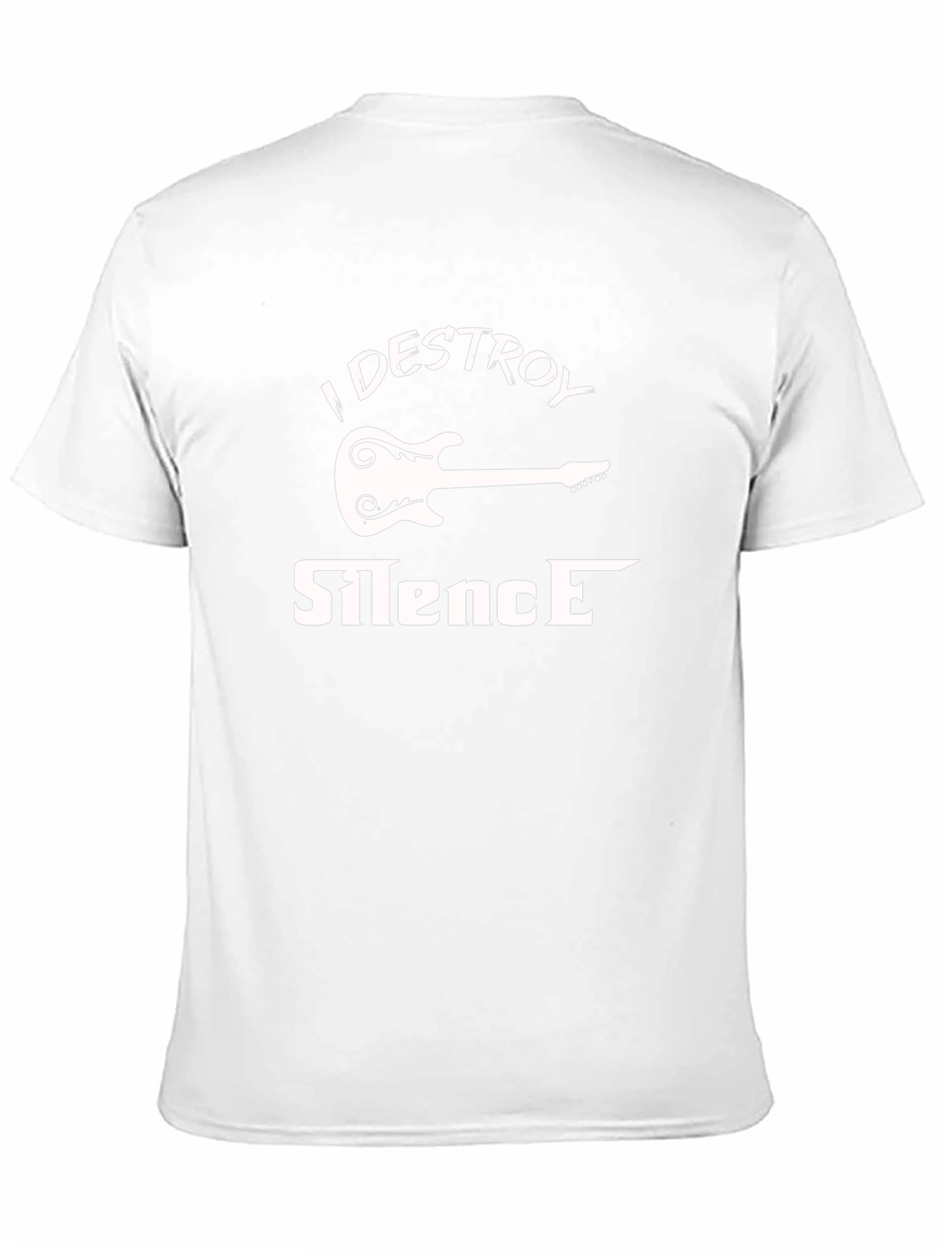 I Destroy Silence Guitar Graphic T-Shirt