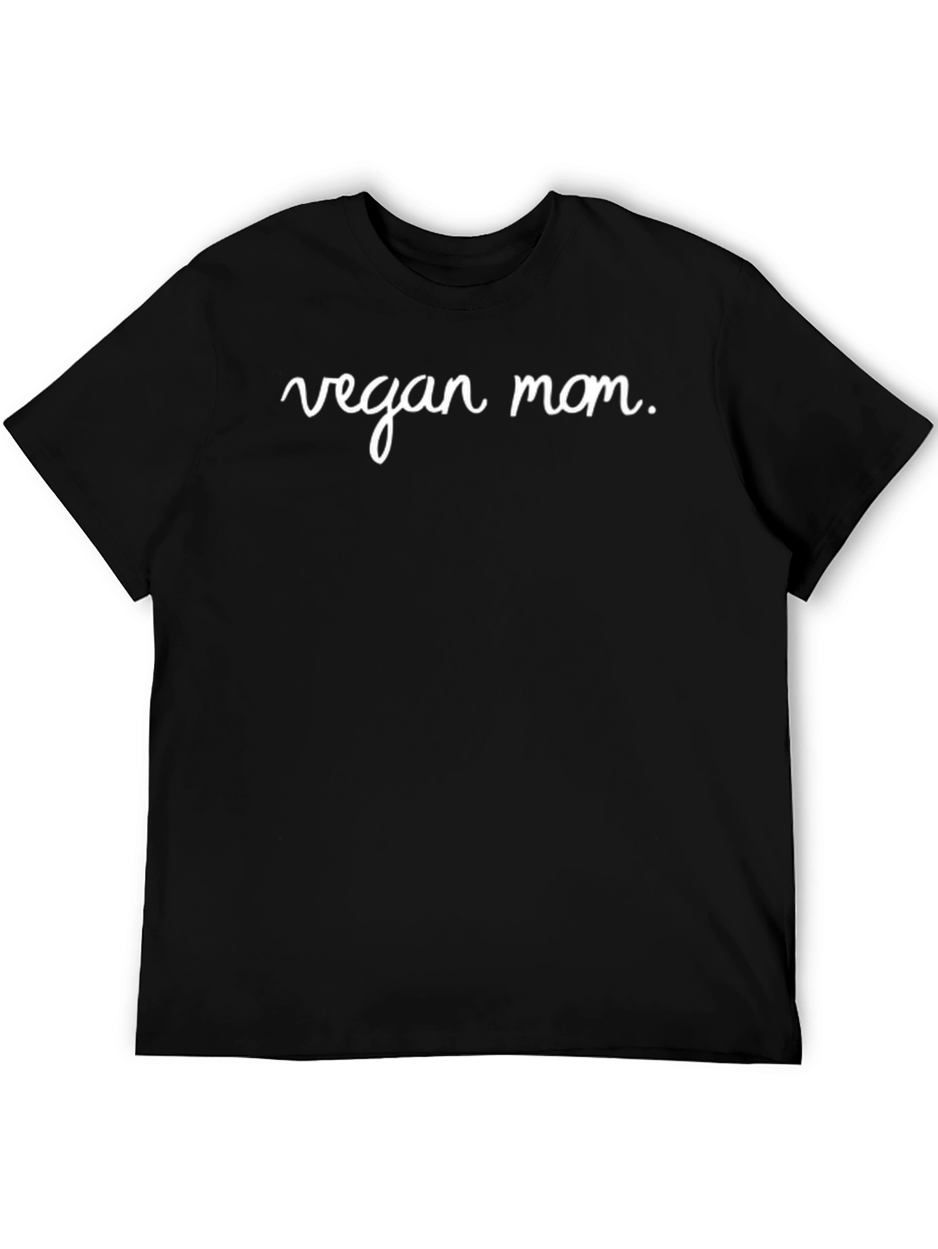 Vegan Mom Graphic Tee - Black T-Shirt