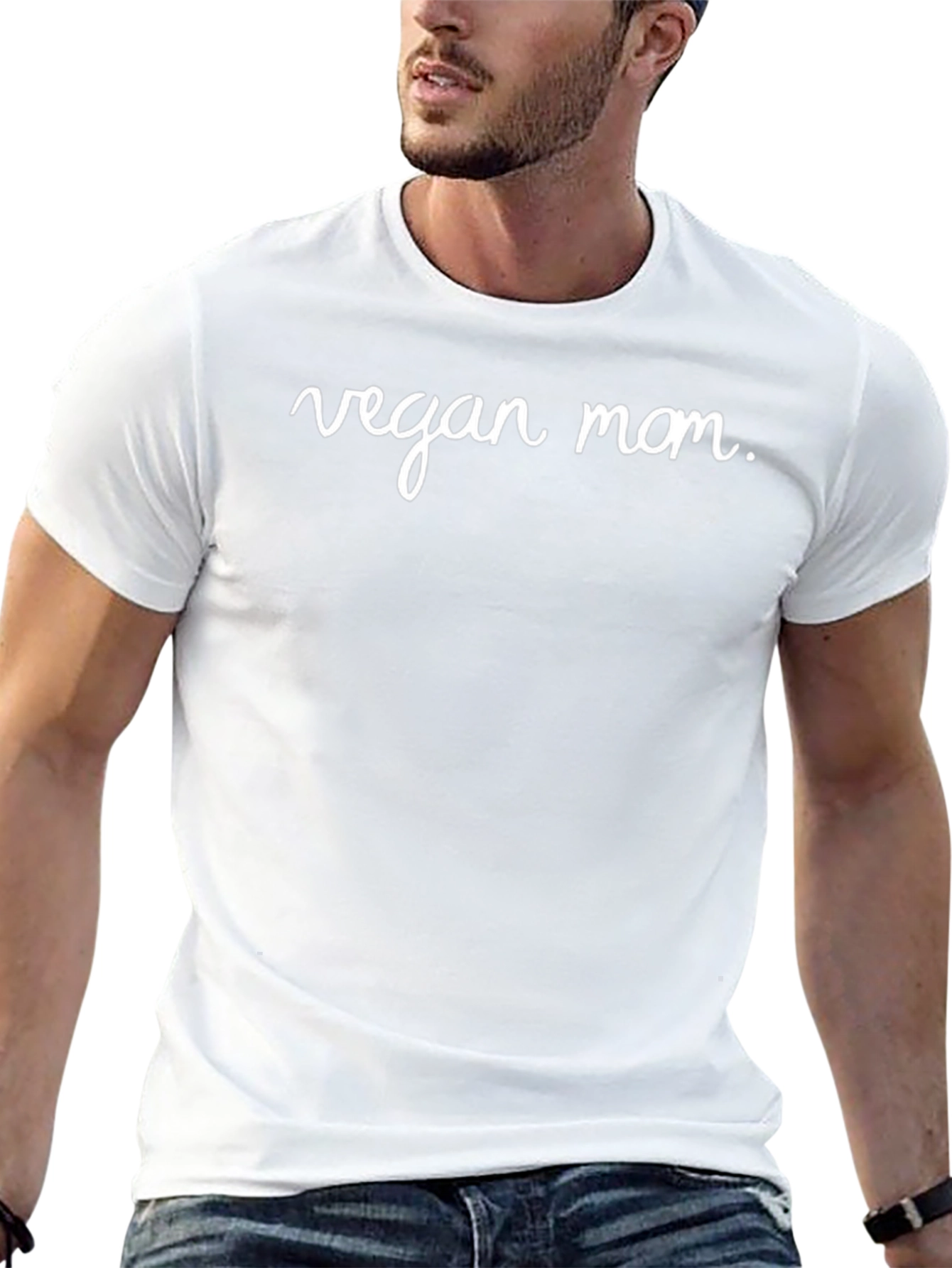 Vegan Mom Graphic Tee - Black T-Shirt