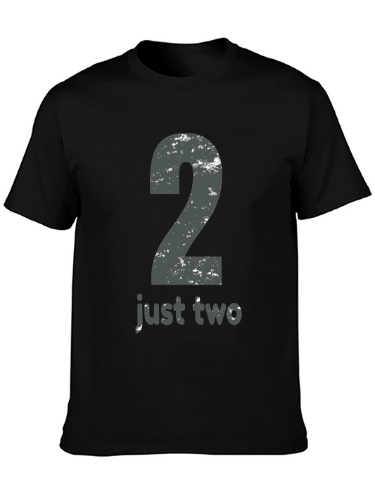 Just Two T-Shirt - Distressed Number 2 Tee
