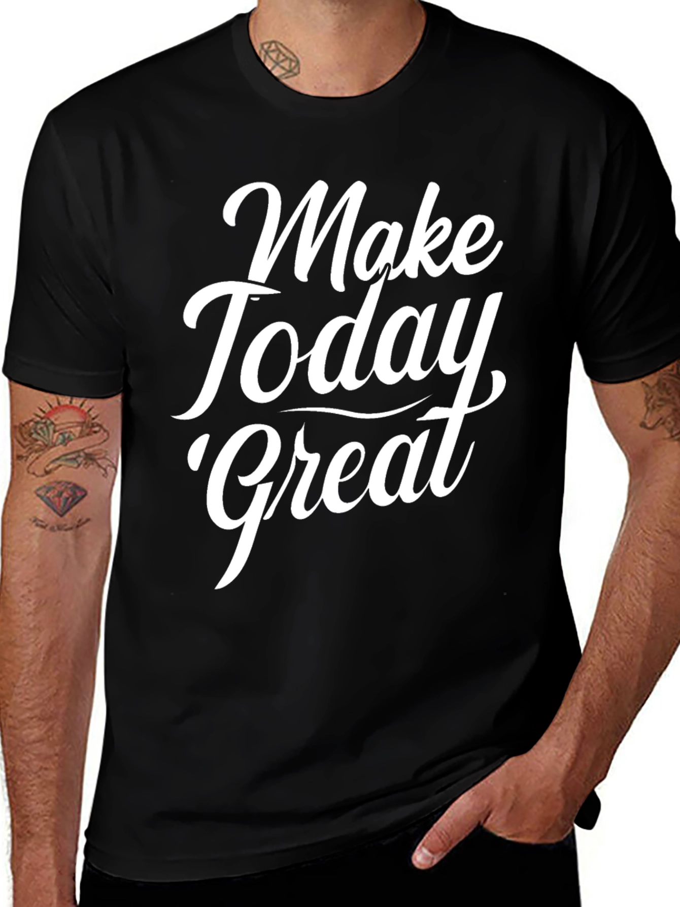 Make Today Great Black T-Shirt
