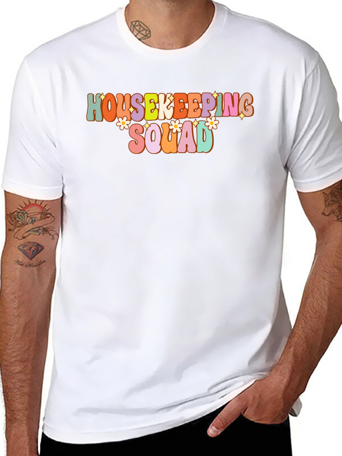 Housekeeping Squad Retro Tee